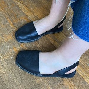 Black Leather Sandals